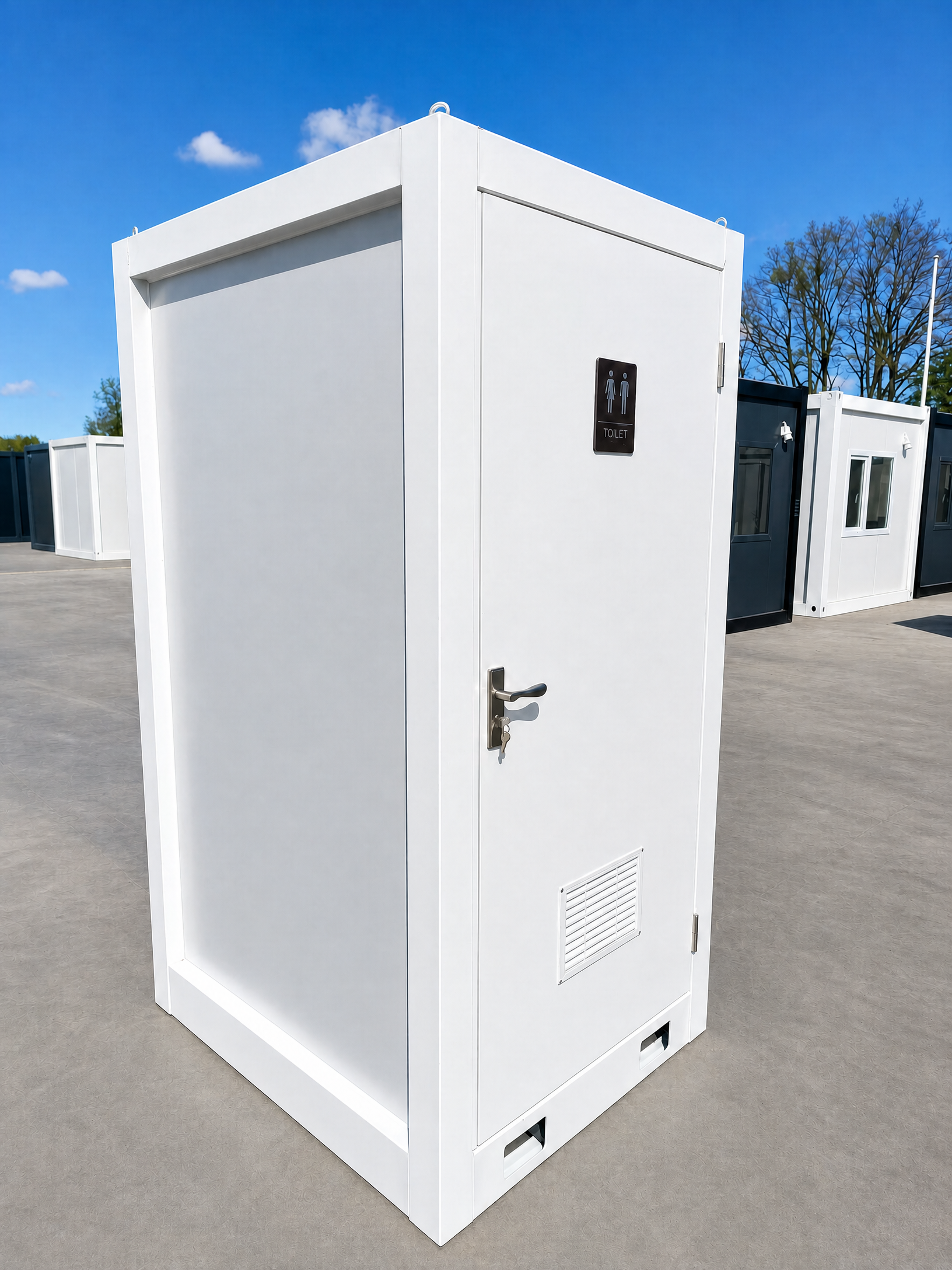Cabines sanitaires, cabines WC 1,3 × 1,1 m
