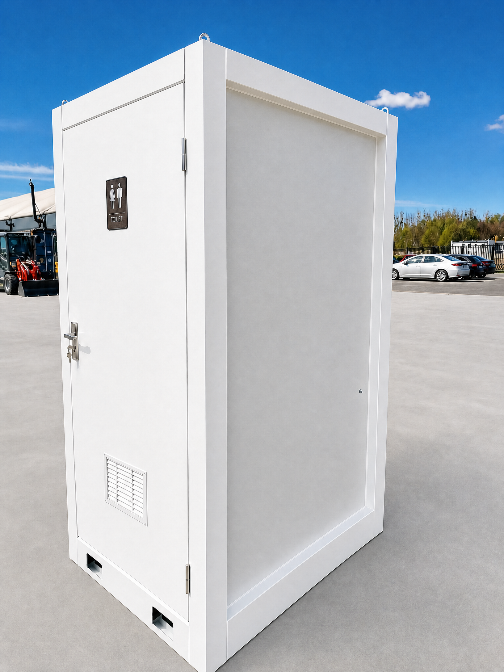 Cabines sanitaires, cabines WC 1,3 × 1,1 m