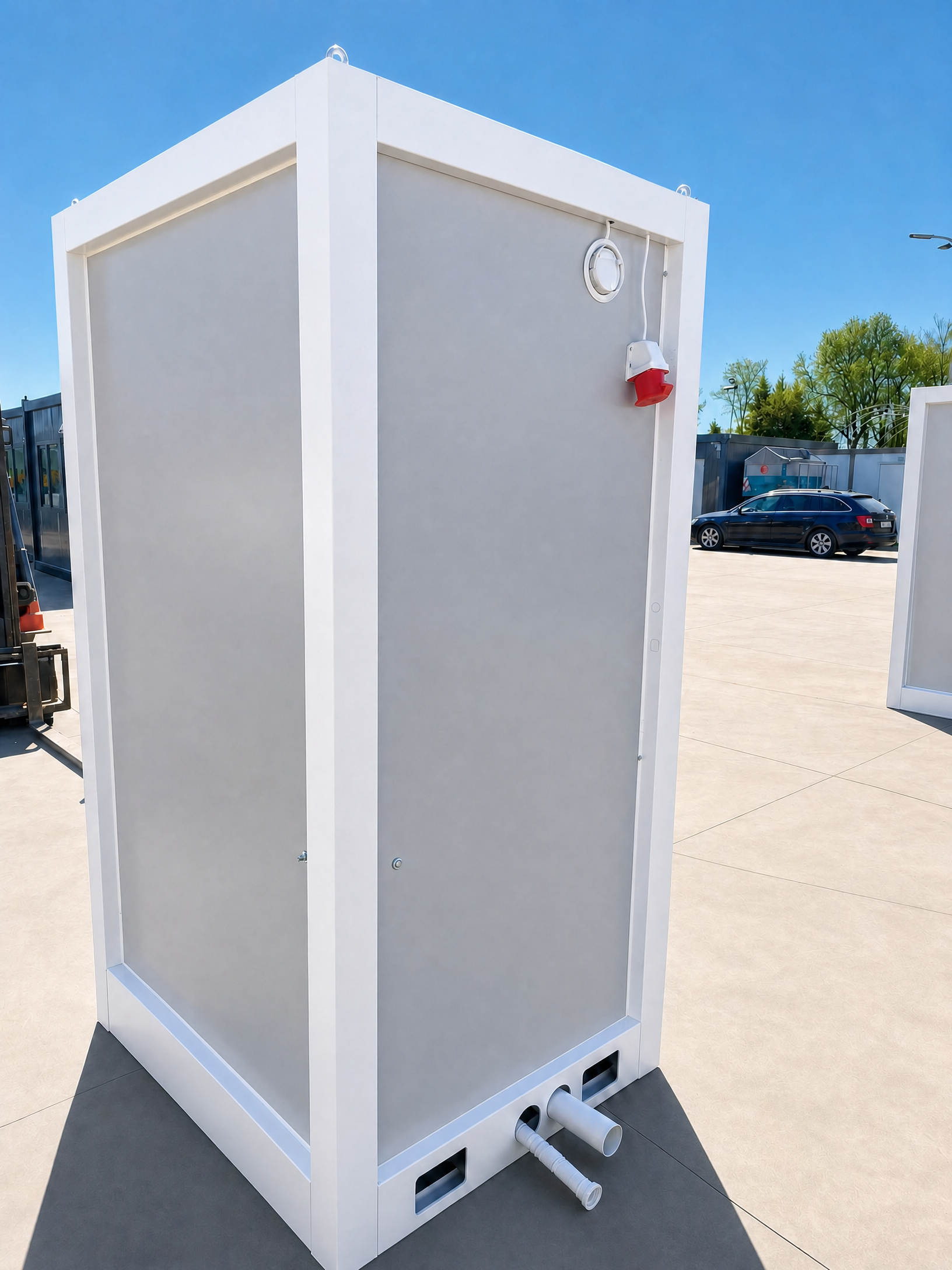 Cabines sanitaires, cabines WC 1,3 × 1,1 m