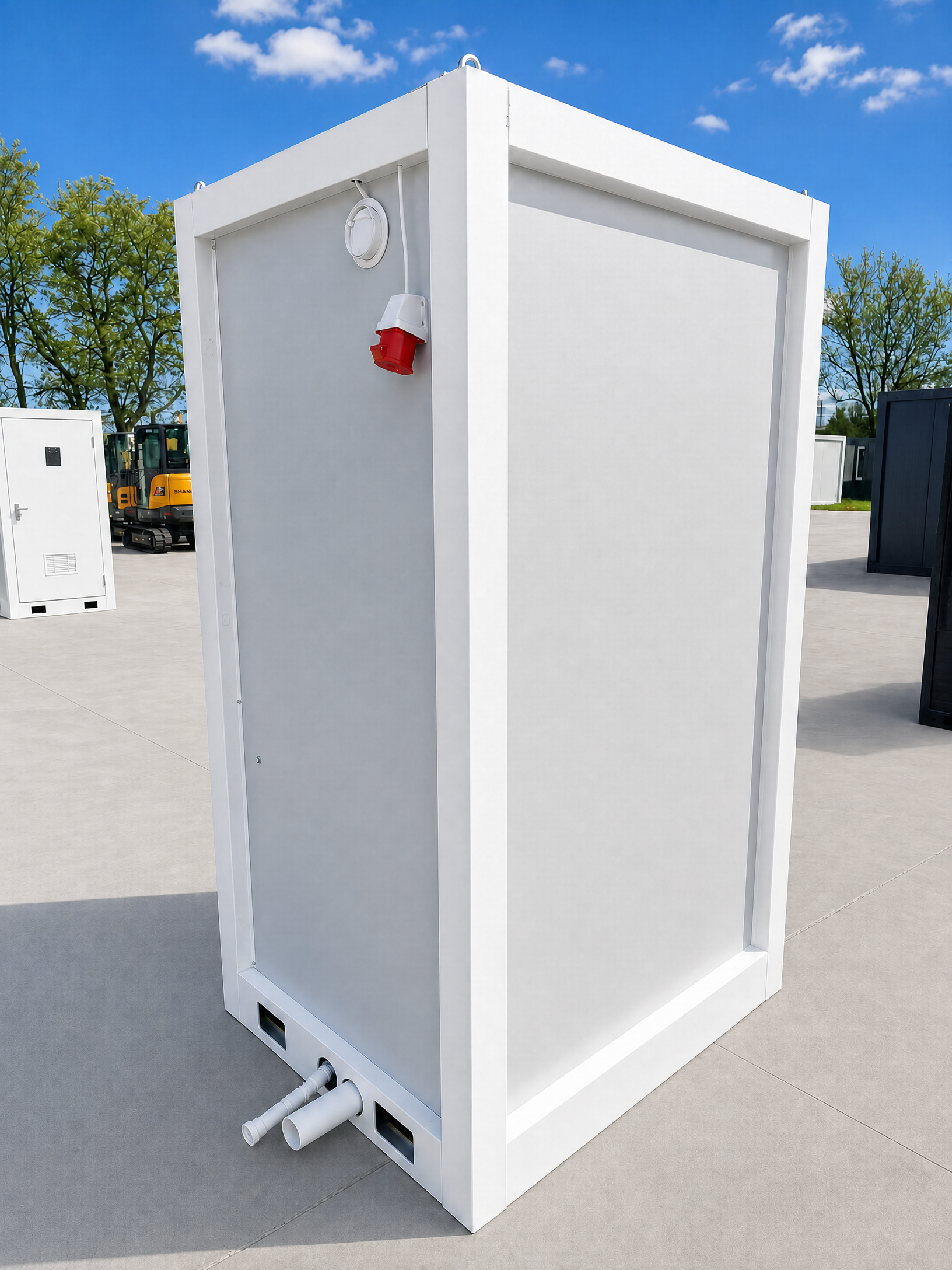 Cabines sanitaires, cabines WC 1,3 × 1,1 m