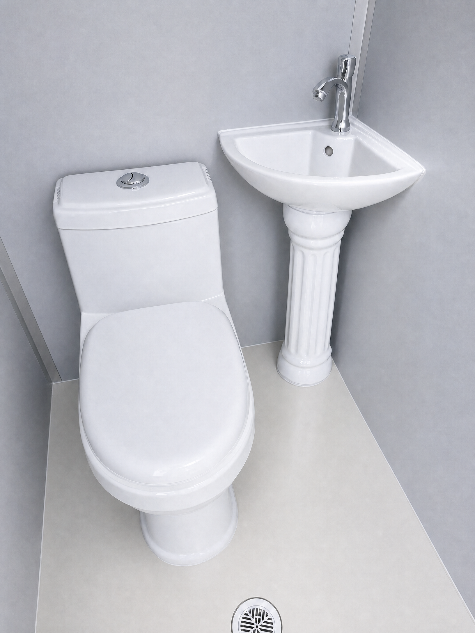 Cabines sanitaires, cabines WC 1,3 × 1,1 m