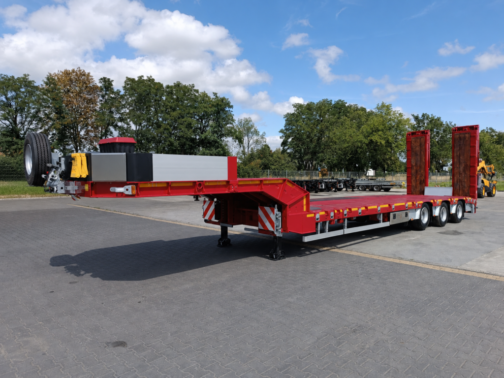 SEMI-REMORQUE SURBAISSÉE KOMODO 3 ESSIEUX EXTENSIBLE + 6 M