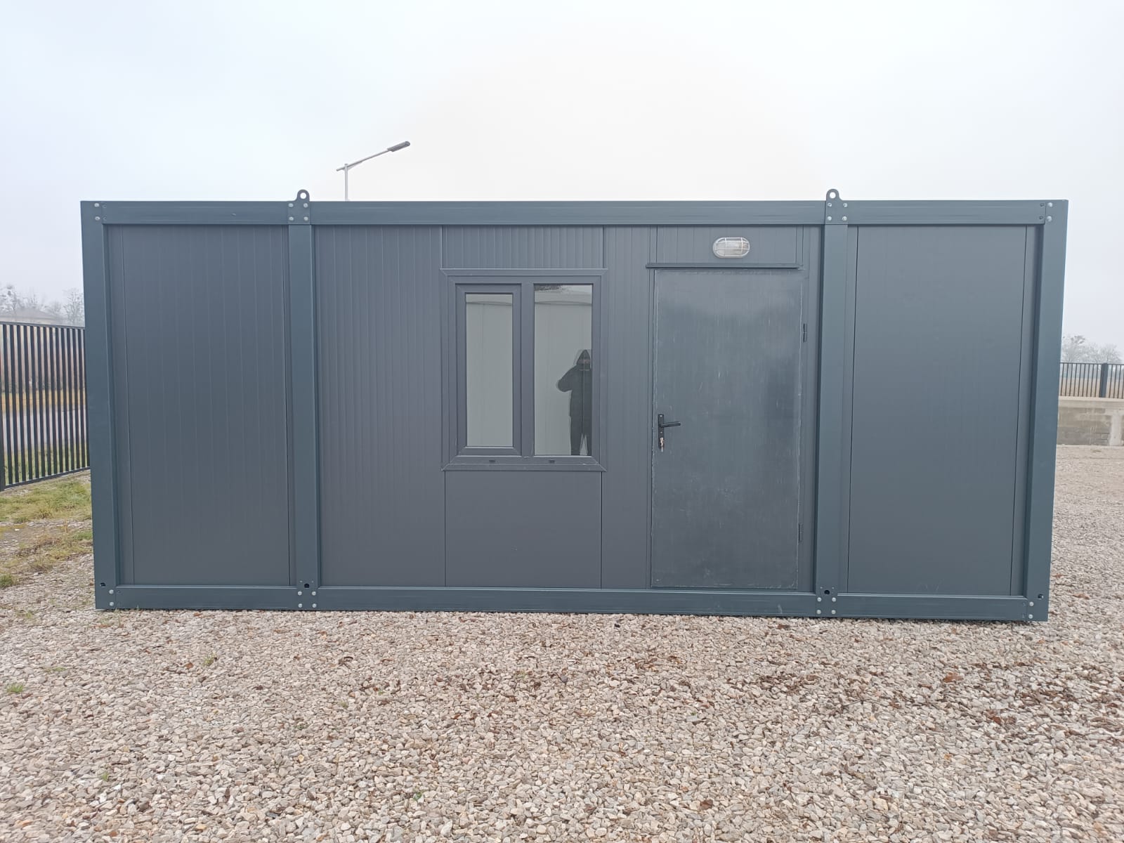BUNGALOW BUREAU 6 x 2,4 m ANTHRACITE