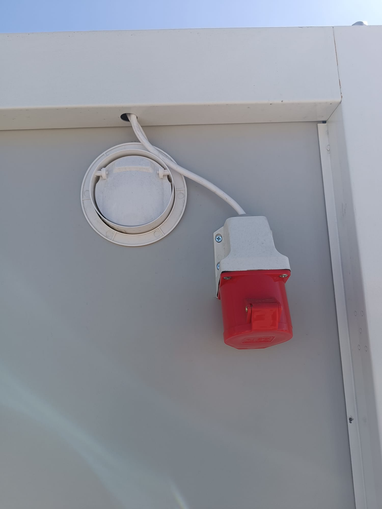 Cabines sanitaires, cabines WC avec douche, 1,3 × 2,1 m