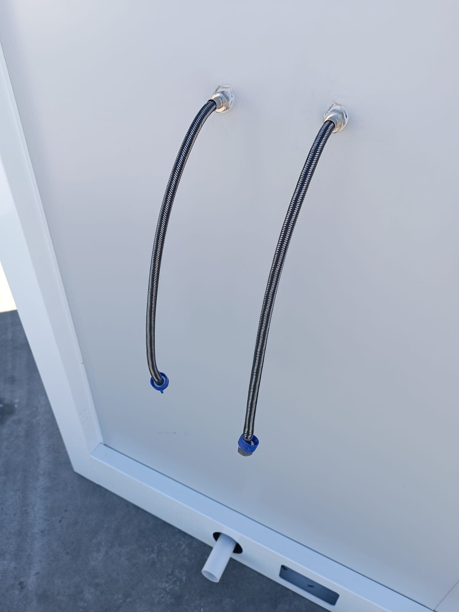 Cabines sanitaires, cabines WC avec douche, 1,3 × 2,1 m