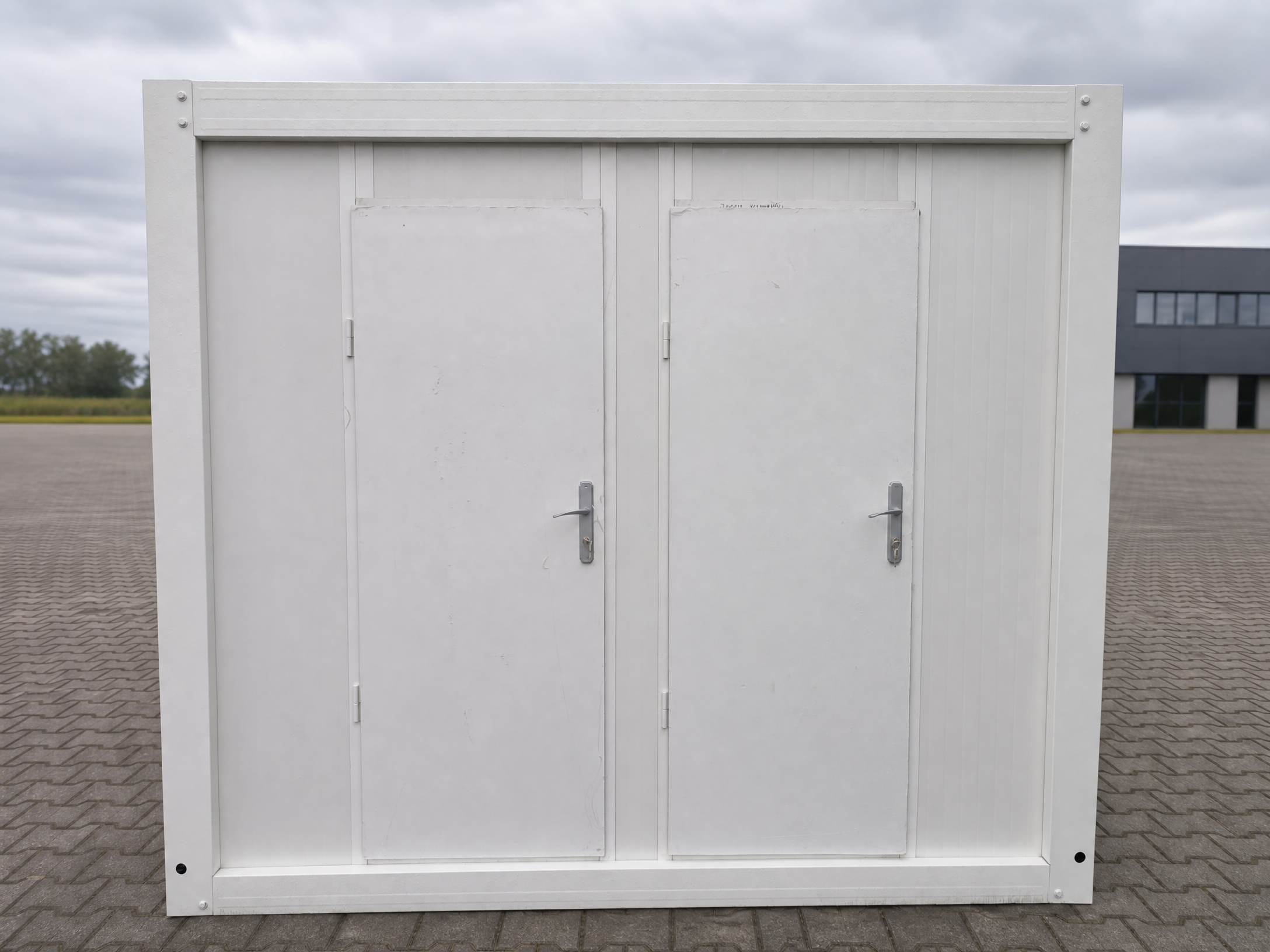 Cabines sanitaires / cabines WC + douche doubles, 1,43 × 2,68 m