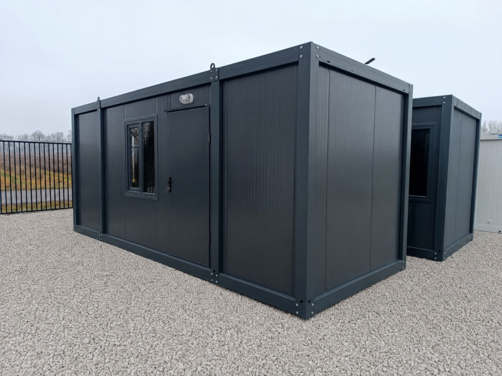 BUNGALOW BUREAU 6 x 2,4 m ANTHRACITE