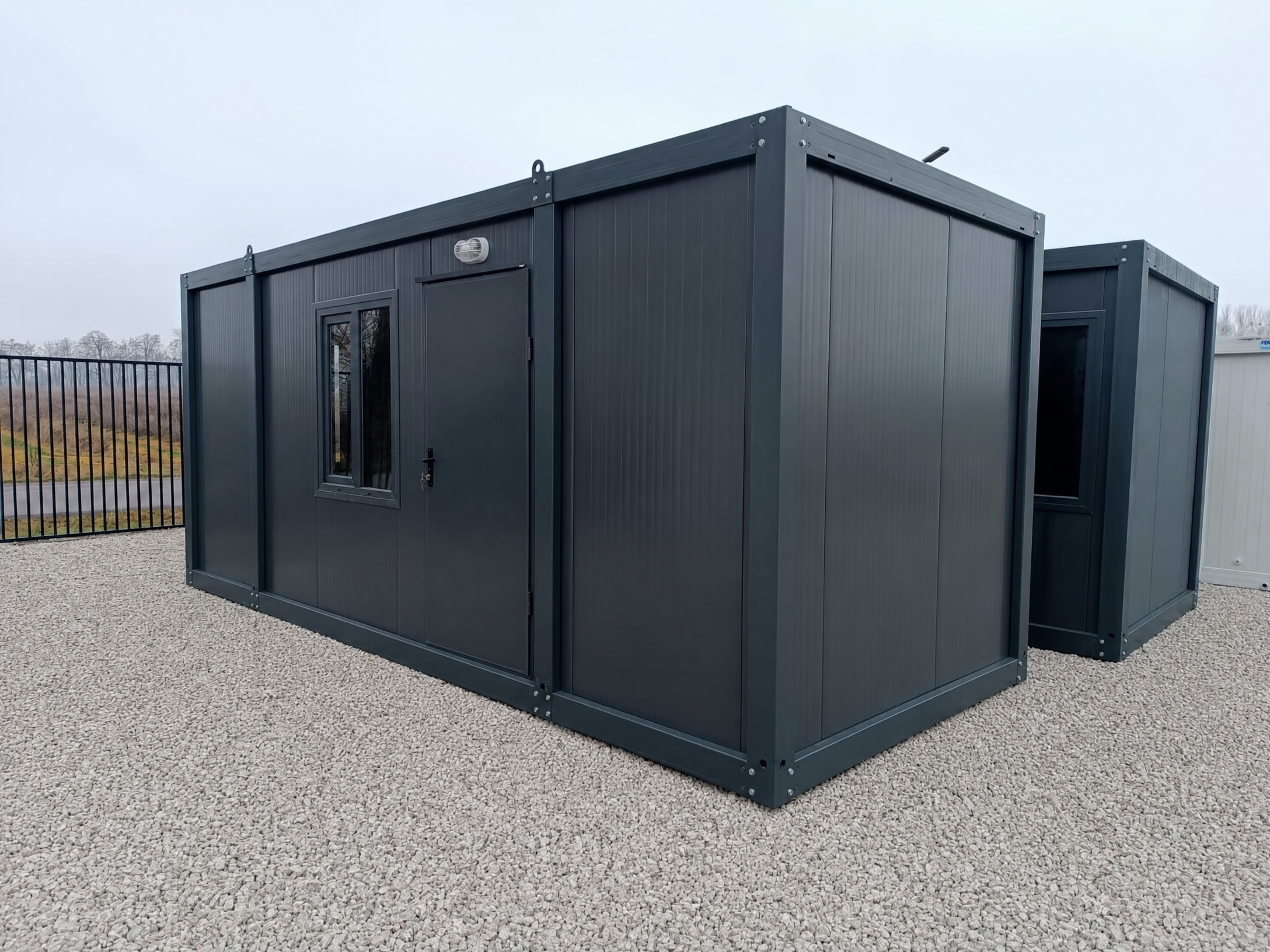 BUNGALOW BUREAU 6 x 2,4 m ANTHRACITE