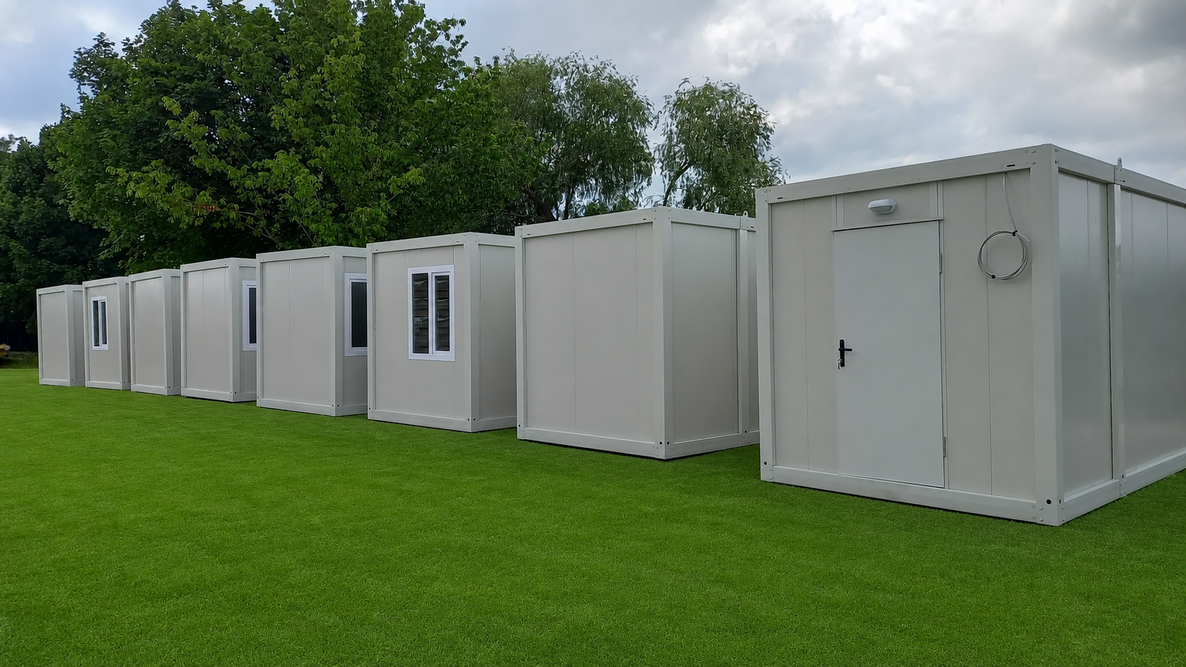 BUNGALOW BUREAU 6 x 2,4 m BLANC