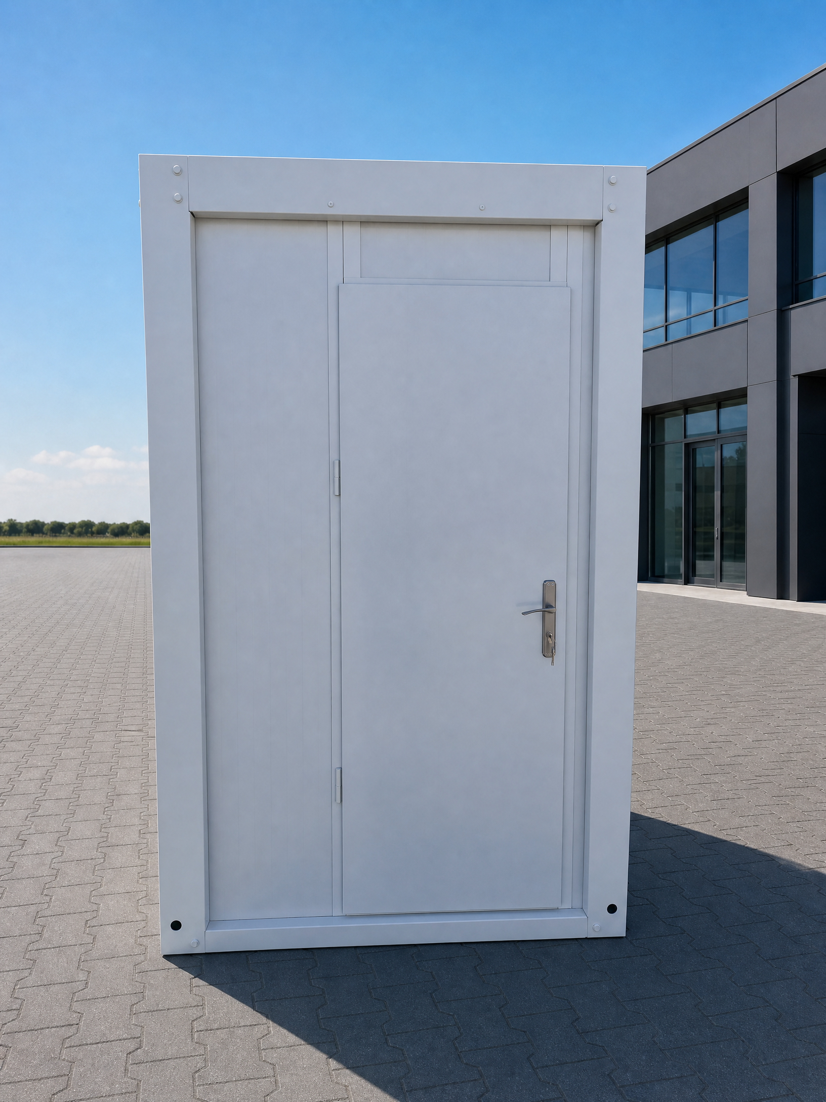 Cabines sanitaires, cabines WC 1,43 × 1,43 m