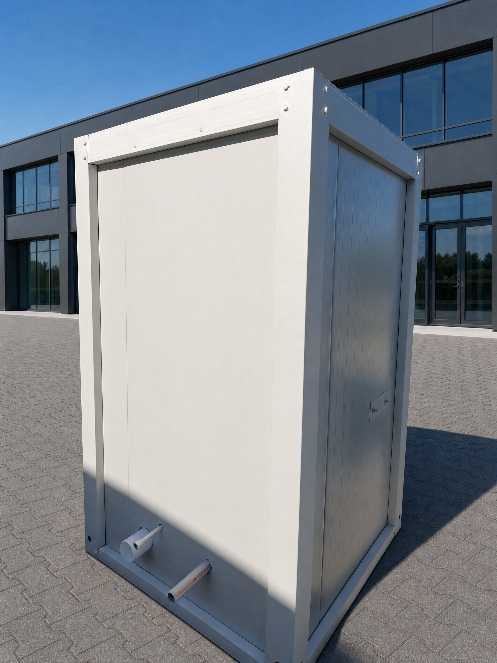 Cabines sanitaires, cabines WC 1,43 × 1,43 m